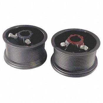 AMERICAN GARAGE DOOR SUPPLY Commercial Drum 4 In Coated Keyed PK2, 5MVE3