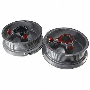 AMERICAN GARAGE DOOR SUPPLY Residential Drum 4 In PK2, 5MVE8