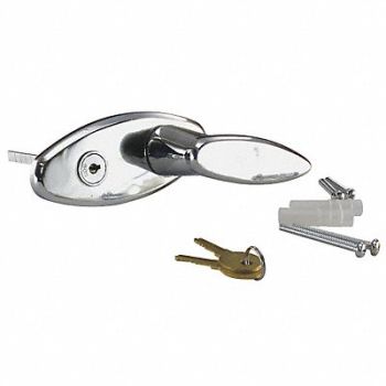 AMERICAN GARAGE DOOR SUPPLY L-Handle With Lock Blind Mount, 5MVH5