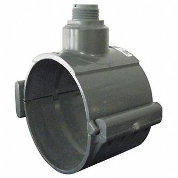 SIGNET Clamp On Saddles 8 in 180 psi PVC, 5MXU7