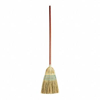 RUBBERMAID COMMERCIAL PRODUCTS Corn Broom Head 38 in Handle L 13 Face, 5MY34