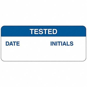 BRADY Inspection Label 1-1/2 in W PK364, 5MZ81