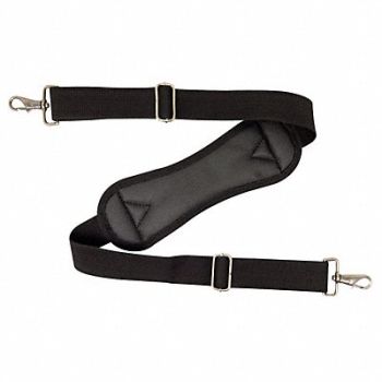 WESTWARD Tool Bag Shoulder Straps Blck Polyester, 5MZL5