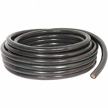 QUICKCABLE Battery Cable 2 AWG 1 Cond 25 ft Black, 5NEW8