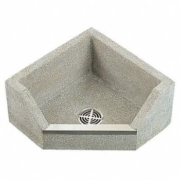 FIAT PRODUCTS Fiat Mop Svc Basin Corner 24inx24inx12in, 5NFN5