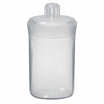 DYNALON Weighing Bottle 23mL Plastic Wide PK10, 5NFP2