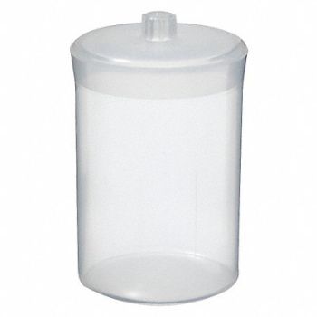 DYNALON Weighing Bottle 190mL Plastic Wide PK10, 5NFP6