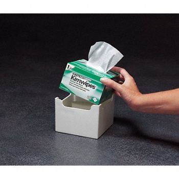 PUSH-UP BOX Dry Wipe Dispenser Manual White, 5NJC4