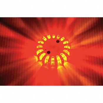 POWERFLARE D6163 LED Safety Flare LED Color Red/Amber, 5NJU0
