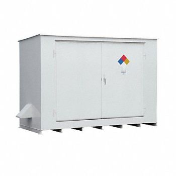 DENIOS Indoor/Outdoor Drum Safety Storage, 5NTR8