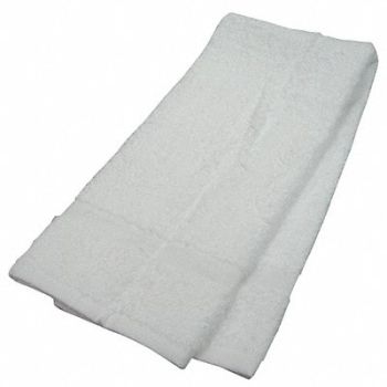 R R TEXTILE Hand Towel 16x27 in White PK12, 5NWP2