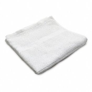 R R TEXTILE Bath Towel 24x50 in White PK12, 5NWR4