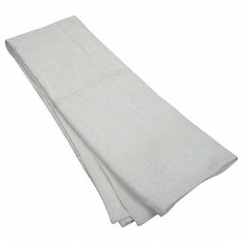 R R TEXTILE Bath Towel 24x48 in White PK12, 5NWR5