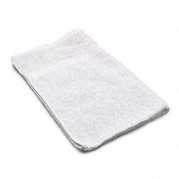 R R TEXTILE Hand Towel 16x27 in White PK12, 5NWR8