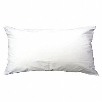 R R TEXTILE Pillow King 37x21 in White, 5NXA8