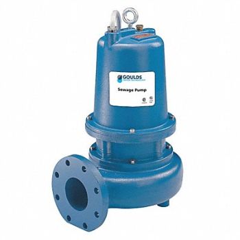 GOULDS WATER TECHNOLOGY 3 HP Sewage Ejector Pump 230VAC, 5NXW0