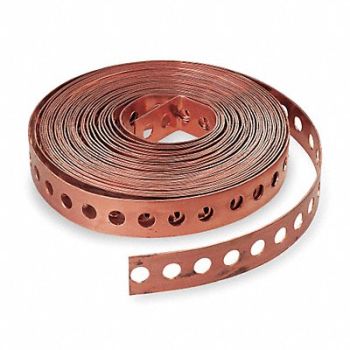 GRAINGER APPROVED Hanging Strap Copper 25 L, 5P127