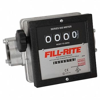 FILL-RITE Meter 1-1/2 FNPT 6-40 gpm, 5P232