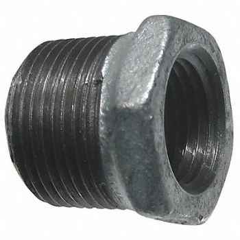 GRAINGER APPROVED Hex Bushing Malleable Iron 1 x 3/4 in, 5P885