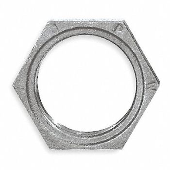 GRAINGER APPROVED Locknut Malleable Iron 1 1/2 in NPT, 5P983