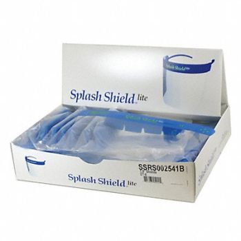 GRAINGER APPROVED Dispos Faceshield Visor Clear PK40, 5PAA5