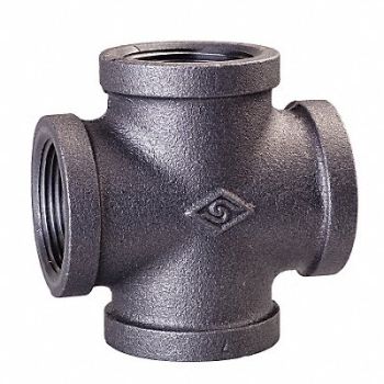 GRAINGER APPROVED Cross Malleable Iron 1 1/2 in Female NPT, 5PAU9