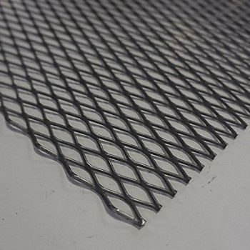 GRAINGER APPROVED Carbon Steel Square Expanded Sheet 4 ft, 5PCK9