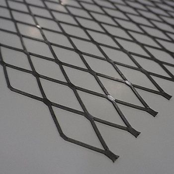 GRAINGER APPROVED Carbon Steel Rectangle Expanded Sheet 8, 5PAX5