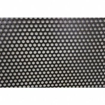 GRAINGER APPROVED Carbon Steel Perforated Sheet 40 in L, 5PDE8