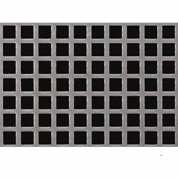 GRAINGER APPROVED Carbon Steel Perforated Sheet 40 in L, 5PDD8