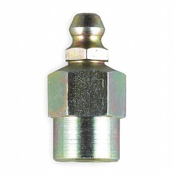 KINGFISHER Grease Fitting Str OAL1.00 In PK10, 5PE97