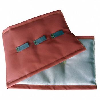 HI TEMP Welding Pipe Wrap 5/8 ft W 5 ft L Pink, 5PGX9