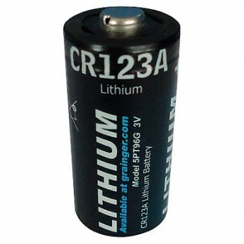 GRAINGER APPROVED Battery Lithium Size 123 3VDC PK2, 5PT96