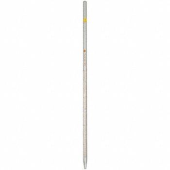 LAB SAFETY SUPPLY Measuring Pipette Grade A Glass 1mL Pk12, 5PTA6