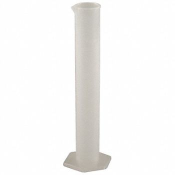 LAB SAFETY SUPPLY Graduated Cylinder 1000mL PP PK12, 5PTJ8