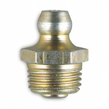 GRAINGER APPROVED Grease Fitting Str 1/8-27 .66 OA PK10, 287XD2