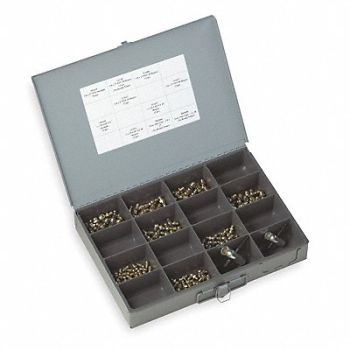 GRAINGER APPROVED Grease Fitting 134 PC, 5PU36