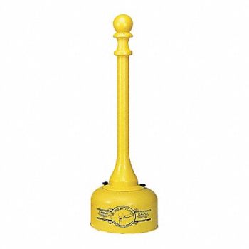 EAGLE D0286 Cigarette Receptacle 2 gal Yellow, 5PV93