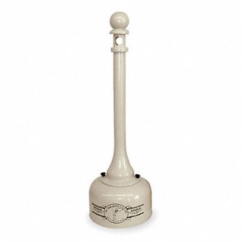 EAGLE D0286 Cigarette Receptacle 2 gal Tan, 5PV94