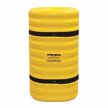 GRAINGER APPROVED Column Protector For 12 In Column Yellow, 5PW14