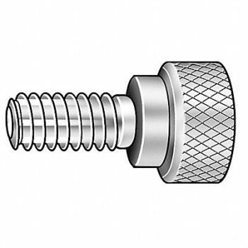 GRAINGER APPROVED Thumb Screw #4-48 Part Thread SS 3/4 L, 2JHZ5