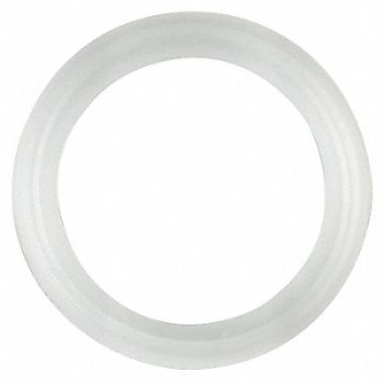 RUBBERFAB Gasket Size 3/4 In Tri-Clamp Silicone, 5PYA9