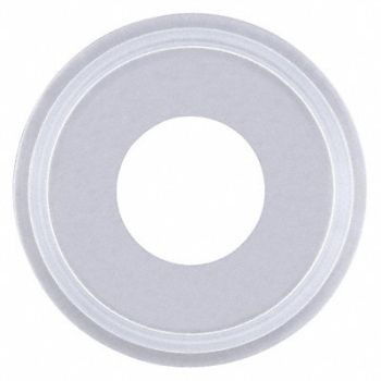 RUBBERFAB Gasket Size 1 In Tri-Clamp Silicone, 5PYC0