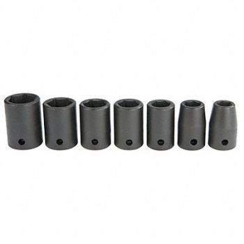 PROTO Impct Skt St Steel Blk Oxd 7/16- 1/16 in, 5PZN5