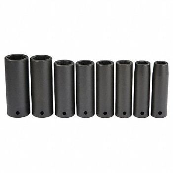 PROTO Impct Skt St Steel Blk Oxd 1/2- 15/16 in, 5PZN6