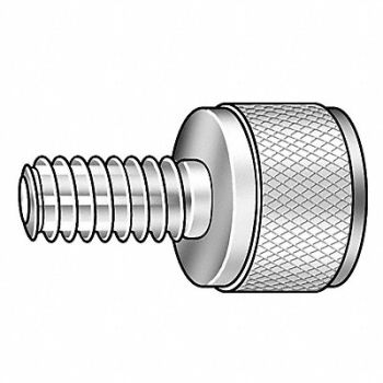 GRAINGER APPROVED Thumb Screw 1/2 -13 Full Thread BLK 1 L, 5RA19