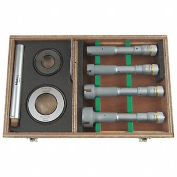 MITUTOYO Bore Gage Set Holtest 0.8-2 In, 5RCF8