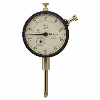 MITUTOYO Dial Indicator 0 to 1 In 0-100, 5RCG1