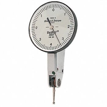 TESA BROWN SHARPE Dial Test Indicator Hori 0 to 0.008 In, 5RCH0