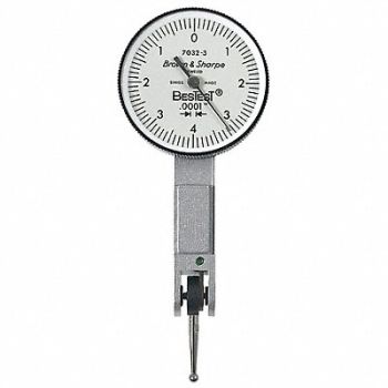 TESA BROWN SHARPE Dial Test Indicator Hori 0 to 0.008 In, 5RCH1